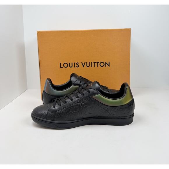Size 8.5LV/9.5US - Louis Vuitton Luxembourg Monogram Sneakers? RETAIL $1.2K! main image 4